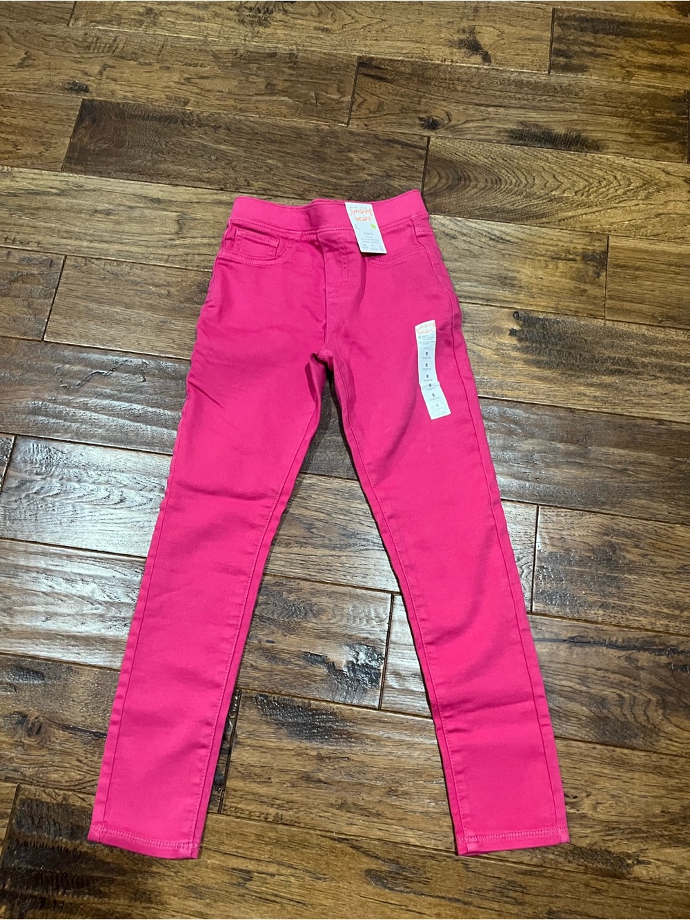 Jumping beans Girls' size 8 Bright Pink Stretch Skinny Jeans